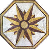 Octagon Sun Mosaic - Sabria