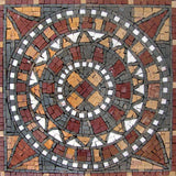 Geometric Sun Mosaic Panel - Juna