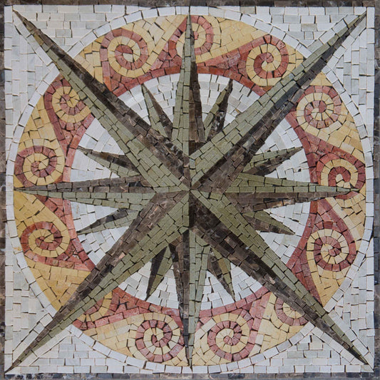 Nautical Mosaic Accent - Dores