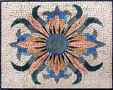The Geometric Floral Stone Art Mosaic