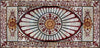 Handmade Mosaic Art Tile Rug Insert