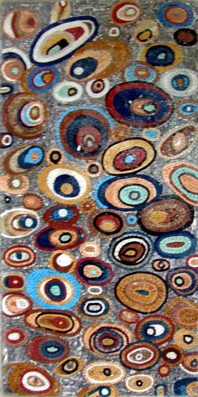 Circles Marble Mosaic