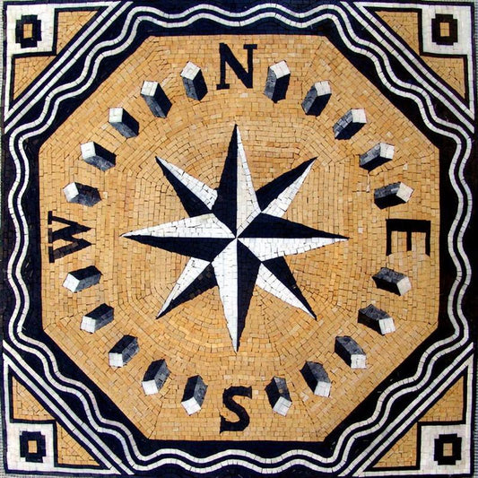 Geometric Mosaic - Wind Rose