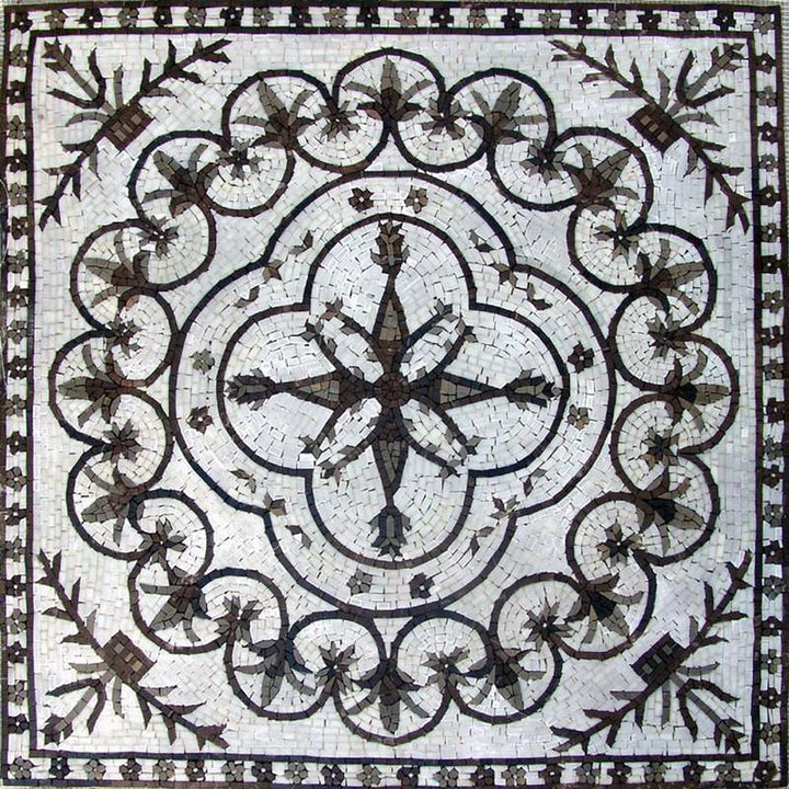Marble Floral Mosaic - Munir
