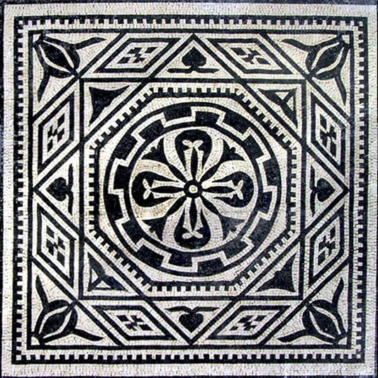 Marble Mosaic Panel - Ovid