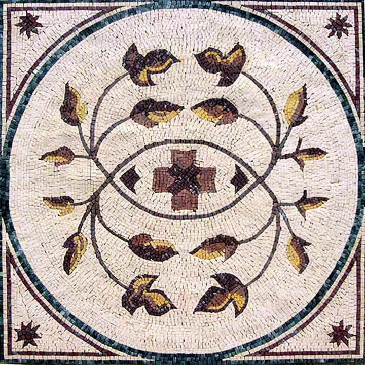 Flower Mosaic Square - Delia