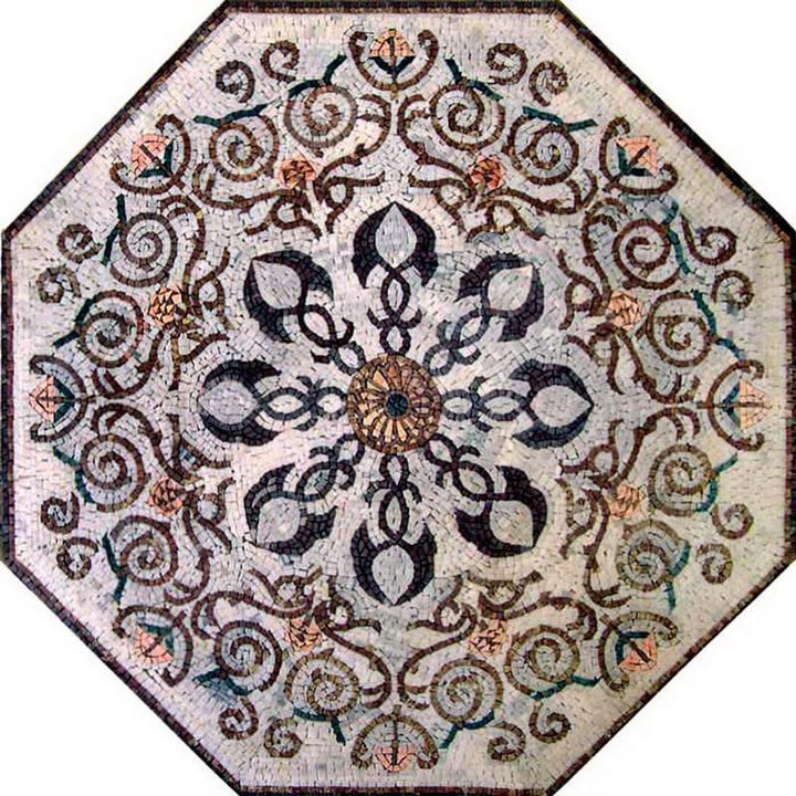 Floral Octagon Mosaic - Juda