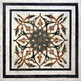 Arabesque Floral Mosaic Tile - Adela