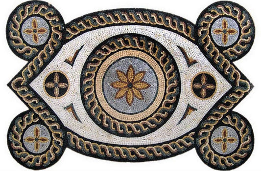 Rectangular Roman Mosaic - Atticus