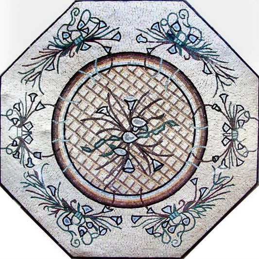 Octagon Floor Mosaic - Lelia II