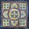 Geometric Floral Square - Cyprian Mosaic