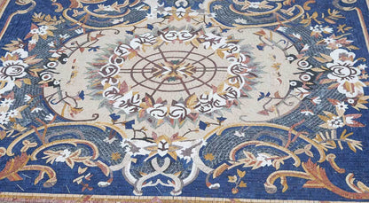 Floral Geometric Floor Mosaic III