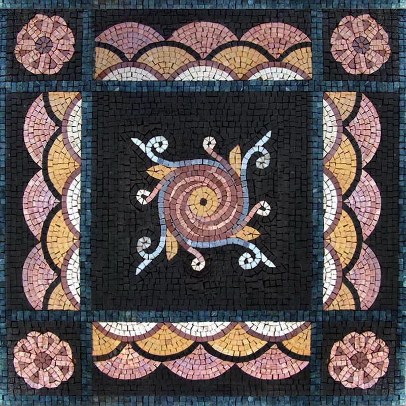 Geometric Mosaic Square - Jaci