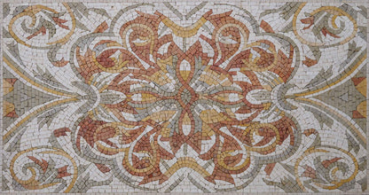 Elegantly Designed Floral Geometric Mosaic II
