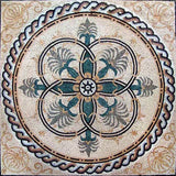 Roman Floral Mosaic Square - Noa