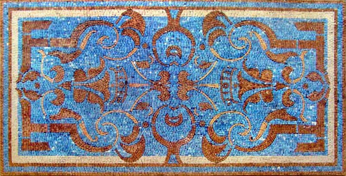 Rectangular Mosaic Rug - Zada II