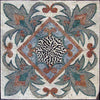 Geometric Flower Mosaic - Remi