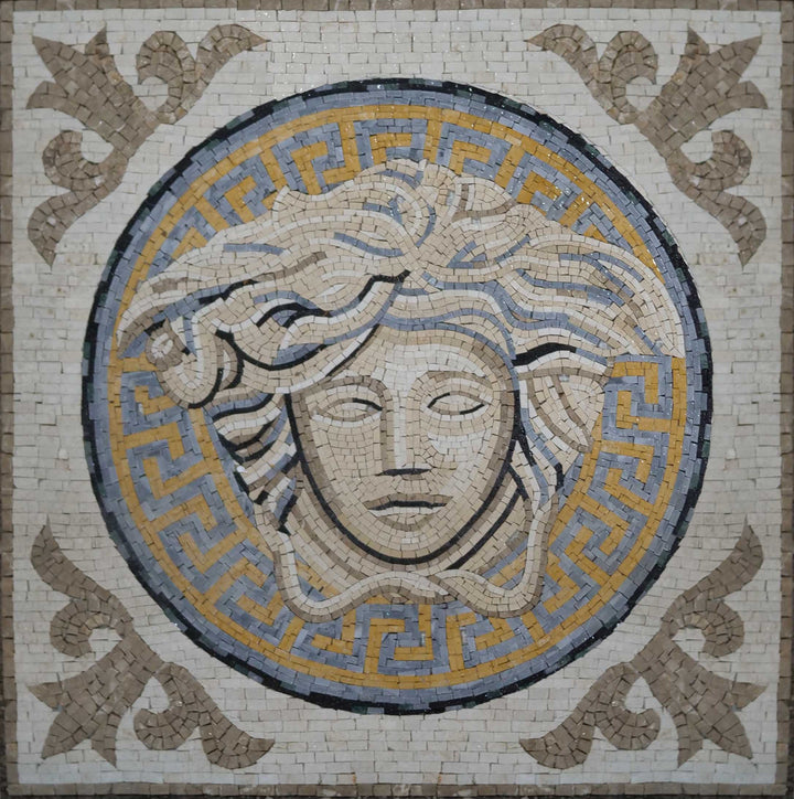 Versace Logo Mosaic Design
