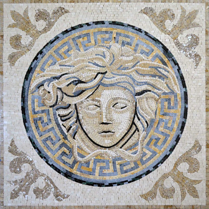 Versace Logo Mosaic Design