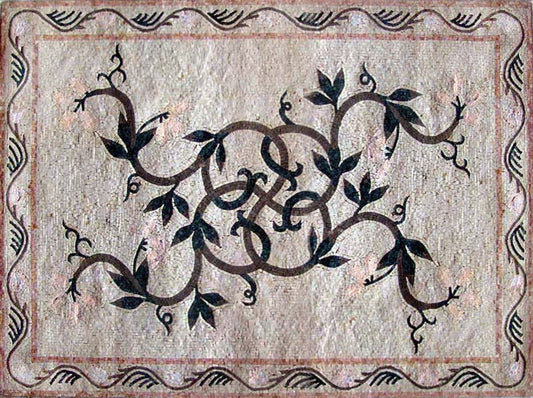 Floral Mosaic Rug