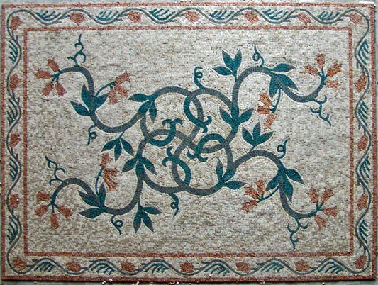 Floral Mosaic Rug