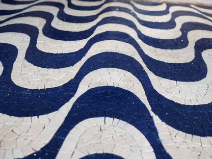 Dalga  - Geometric Stone Mosaic Pattern