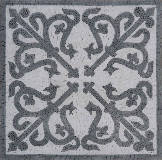 Geometric Mosaic - Lila V