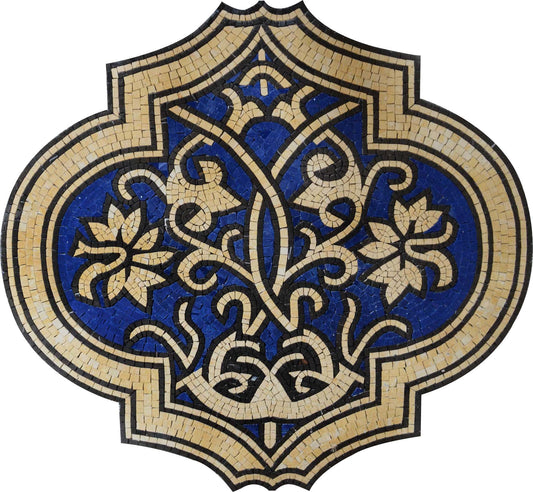 Floral Ogee Marble Mosaic - Cade