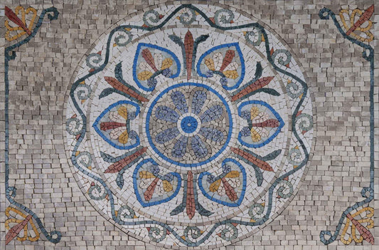 Geometric Flower Medallion - Lyla