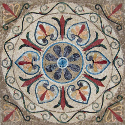 Arabesque Floral Mosaic - Yanu