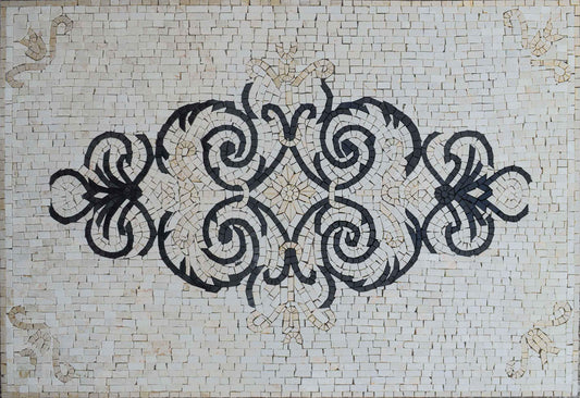 Arabesque Marble Rug Mosaic - Symma