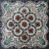 Geometric Flower Mosaic - Priscilla