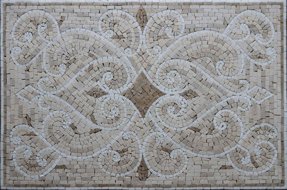 Rectangular Rug Mosaic - Varina IX