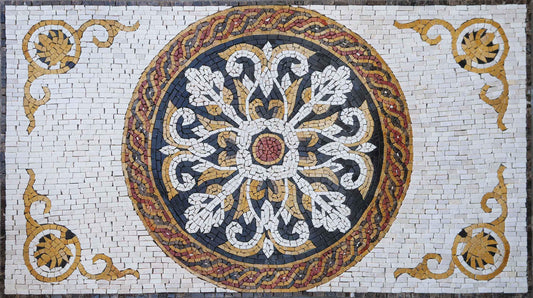 Botanical Mosaic Rug - Millicent