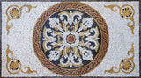 Botanical Mosaic Rug - Millicent