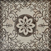 Accent Floral Floor Mosaic - Quatro