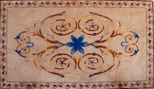 Rectangular Marble Mosaic