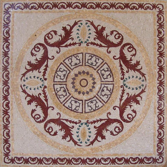 Ornamental Palmette Mosaic - Jakki