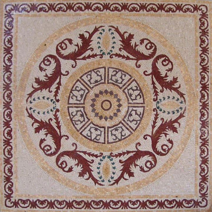Ornamental Palmette Mosaic - Jakki