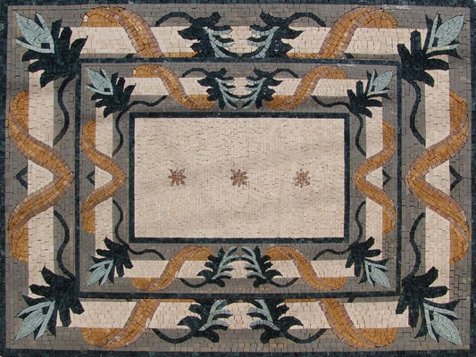 Rectangular Marble Mosaic