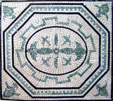 Geometric Marble Square - Laelia Mosaic