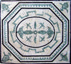 Geometric Marble Square - Laelia Mosaic