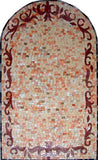 Arched Marble Mosaic Panel - Sarai