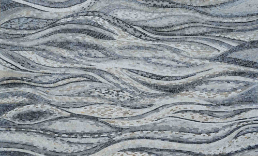 Abstract Mosaic Art - Peloponnese Waves