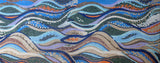 Colorful Waves in Pastel - Mosaic Art