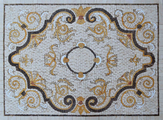 Mosaic Area Rug - Opium Pattern