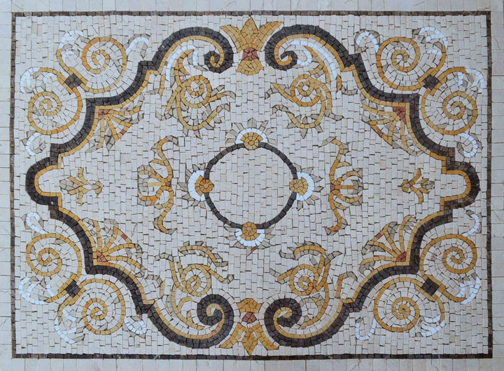 Mosaic Area Rug - Opium Pattern