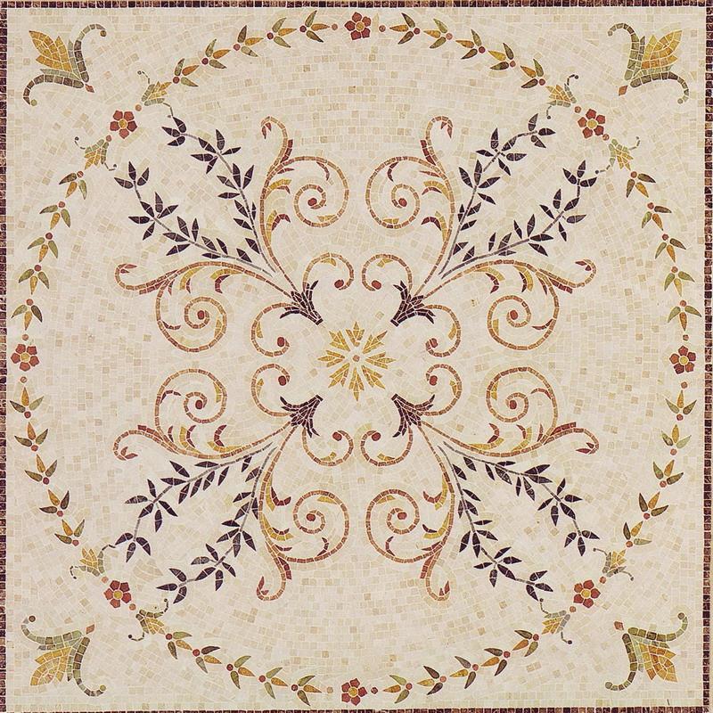 Geometric Stone Tile Mosaic - Samia