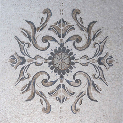 Mosaic Artwork - Lotus Flower