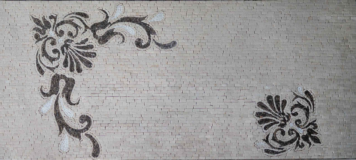 Mosaic Tile Art - Anthemon Carpet